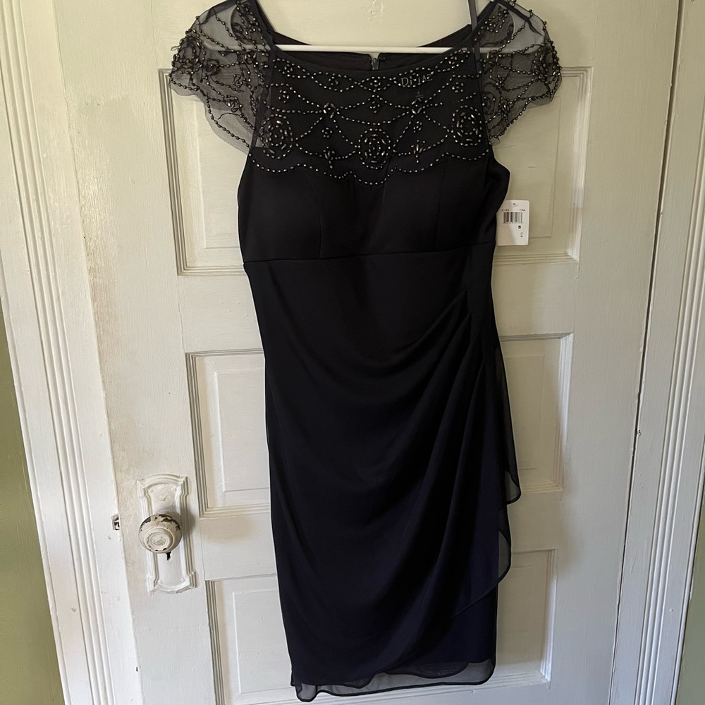 Cocktail evening dress. NWT Color Ash (muted gray)